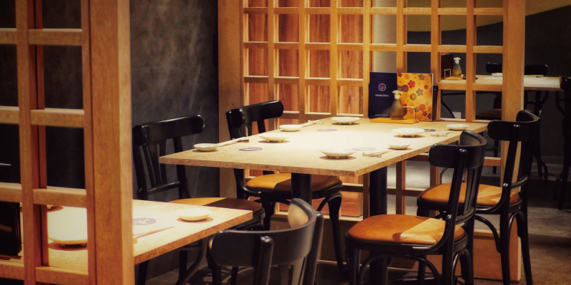 サカナキュイジーヌRYO2階プライベート感ある個室席