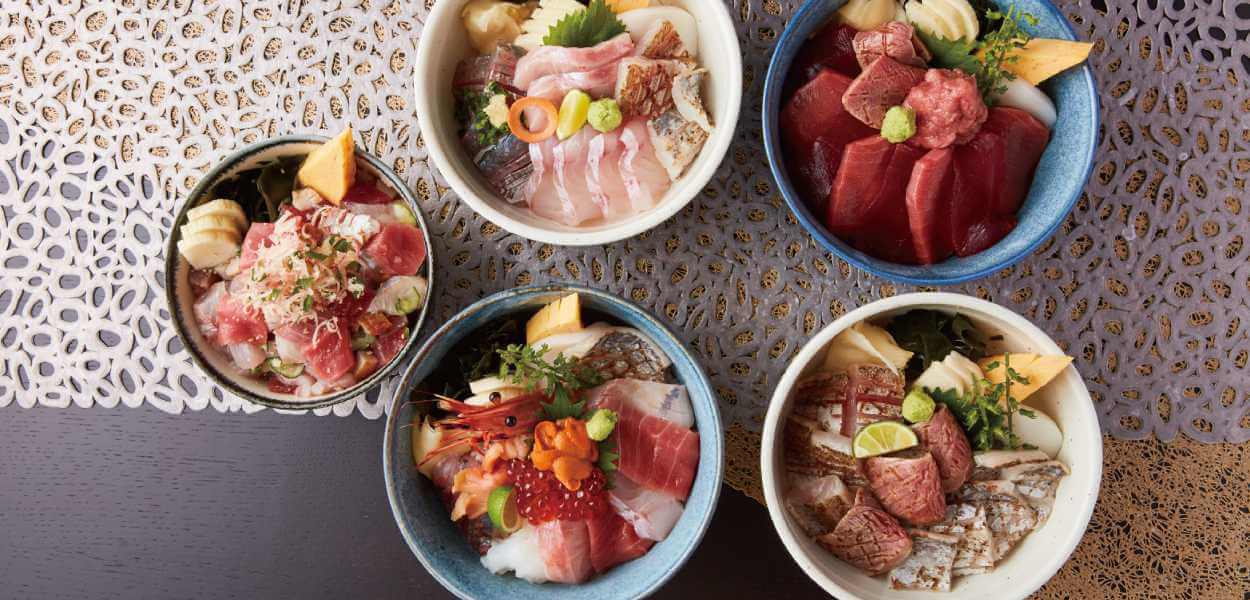 テイクアウトも可能な小田原海鮮丼